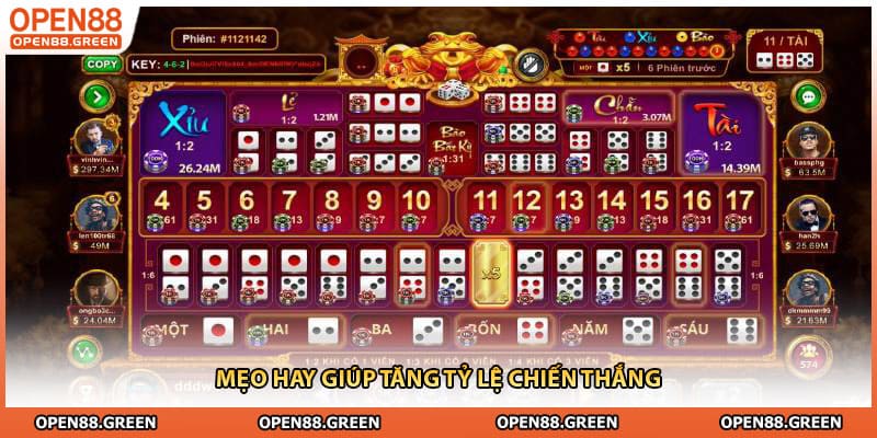 Mẹo hay giúp tăng tỷ lệ chiến thắng